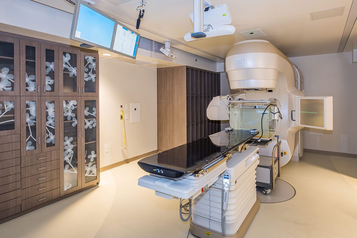 Radiation oncology treatment room